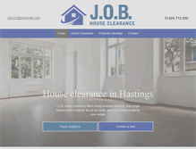 Tablet Screenshot of houseclearance-hastings.co.uk